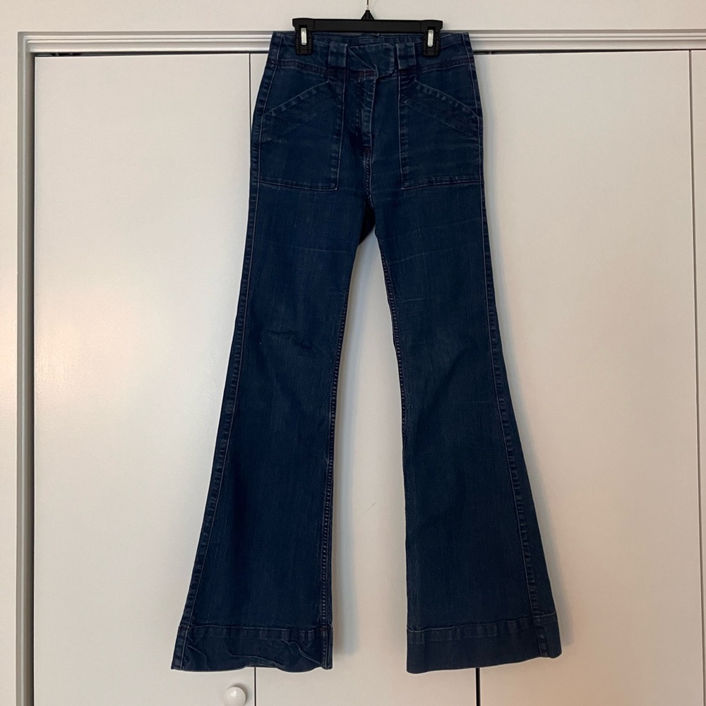 Forever 21 Deep Indigo Flare Jeans